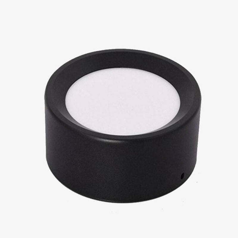 Spot rond à LED avec finitions modernes en aluminium