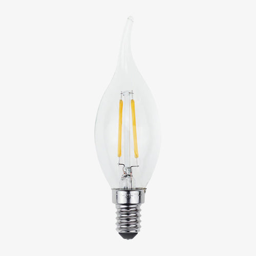 Ampoule E14 à LED à incandescence filament en forme de flamme Edison