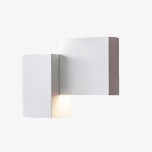 Applique murale design LED carré ou en L métallique Zia