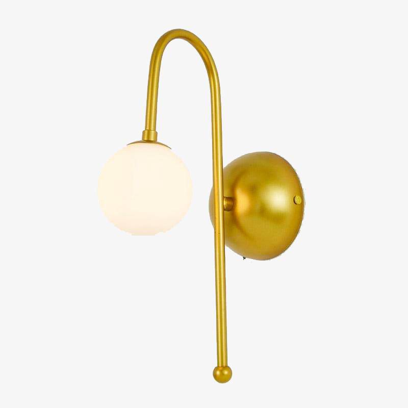 Applique murale dorée design Sconce