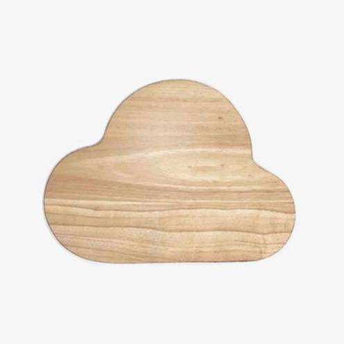Applique murale en bois en forme de nuage Cloud
