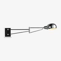 Applique murale LED chromé ajustable Sconce