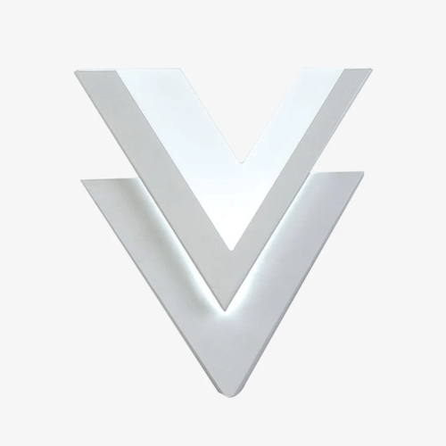 Applique murale LED en forme de V