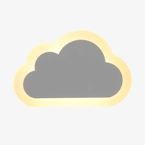 Applique murale LED enfant en forme de nuage