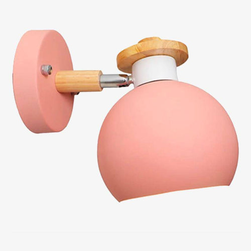 Applique murale moderne boule en métal Macaroon