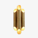 Applique murale moderne LED en tube doré Corden