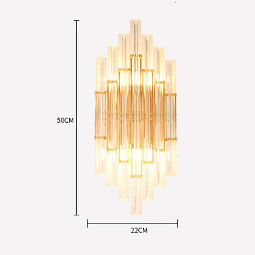 Applique murale moderne LED en verre Lyssia - vue 6 sur 6
