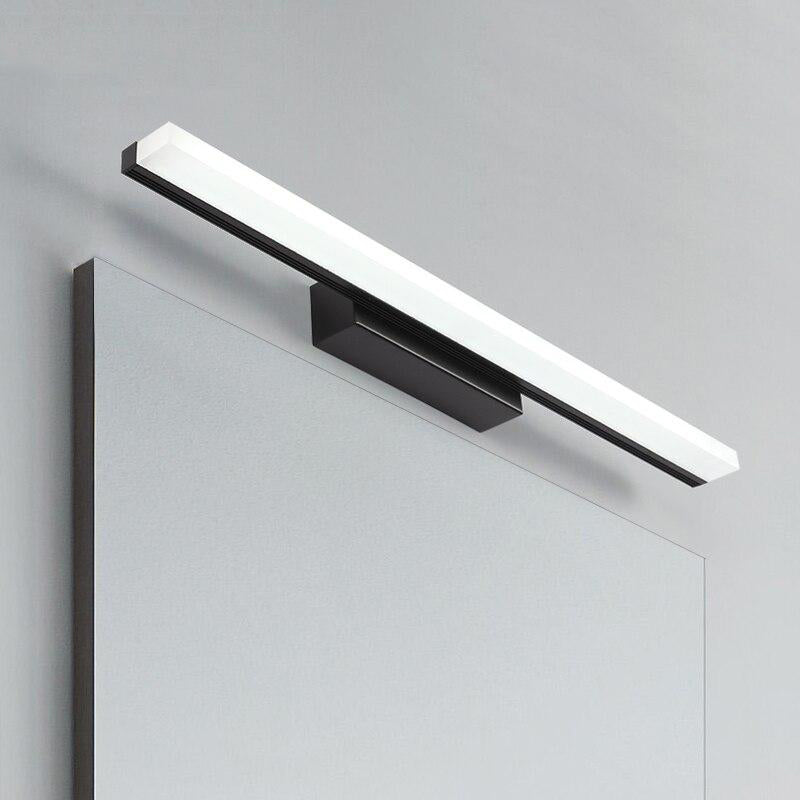Applique murale moderne LED rectangulaire pour miroir Greicy - vue 2 sur 5