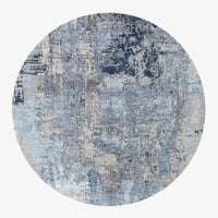 Tapis moderne rond style industriel Floor B