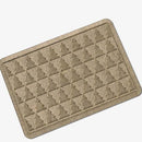 Paillasson rectangle sapins aux bordures arrondies