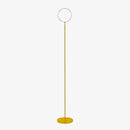 Lampadaire design LED fin doré