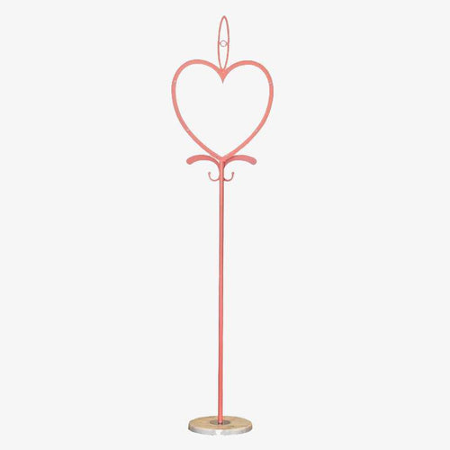 Lampadaire rose en forme de coeur Gift