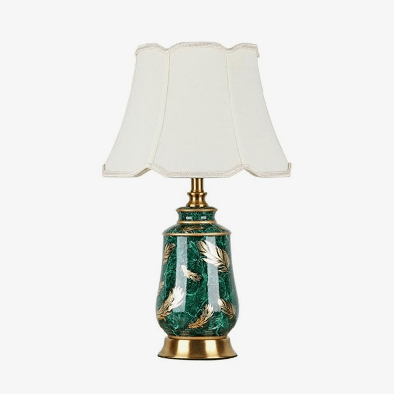 Lampe de chevet LED en céramique style japonais Dohia B
