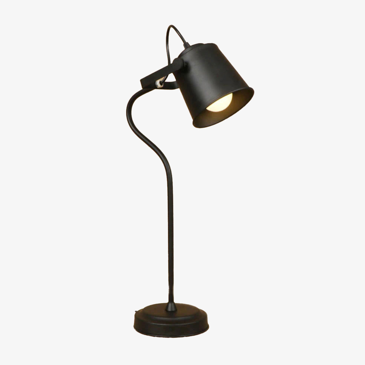 Lampe industrielle LED abat-jour cylindrique et réglable Mirtle