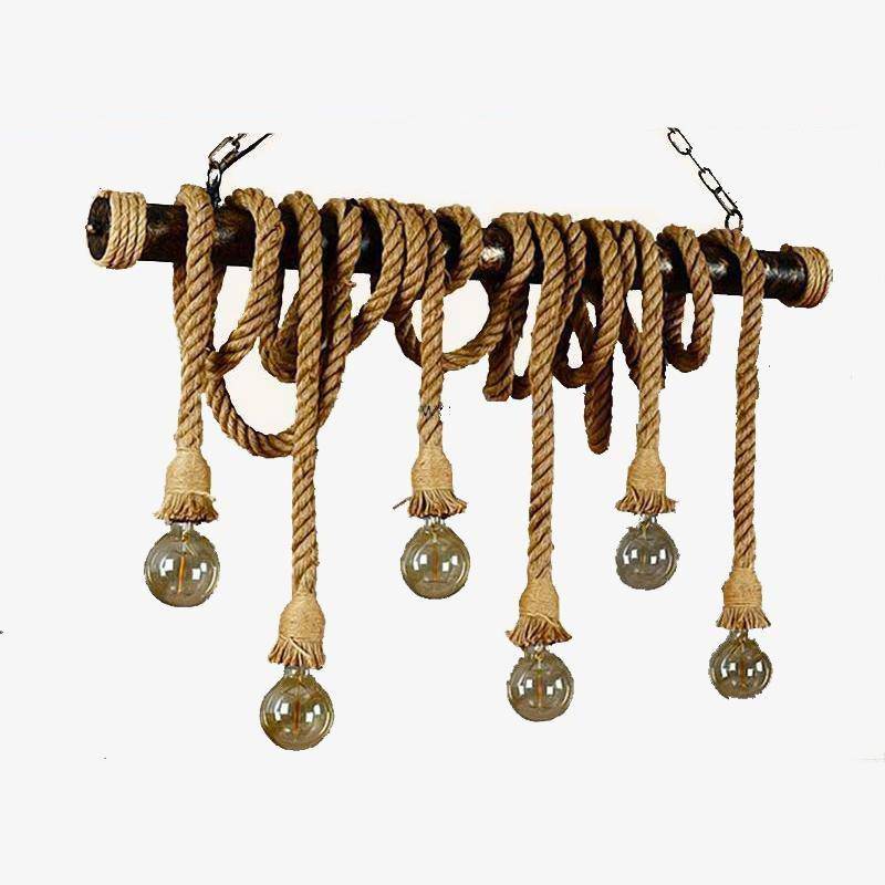 Lustre en forme de cordes suspendues Vintage