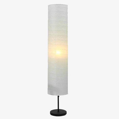 Lampadaire moderne avec abat-jour cylindrique en en papier Floor