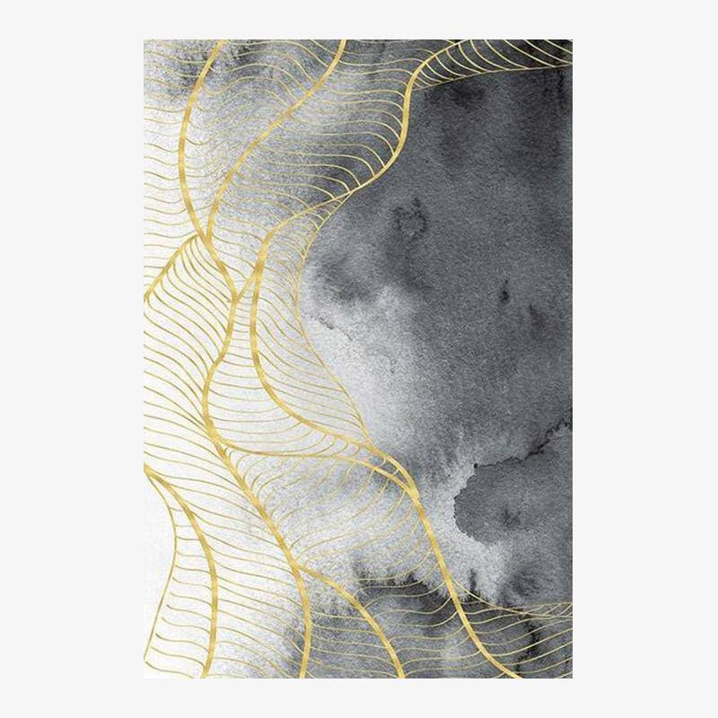 Tapis rectangle design au style abstrait Oxavo O