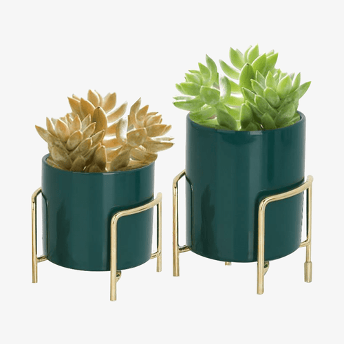 Piédestal pour plantes sur pied bas moderne Loft