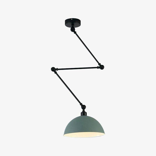 Plafonnier LED design à bras articulé et abat-jour coloré Macaron