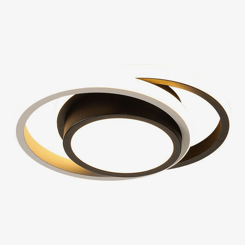 Plafonnier moderne LED rond en métal style Mosskolin