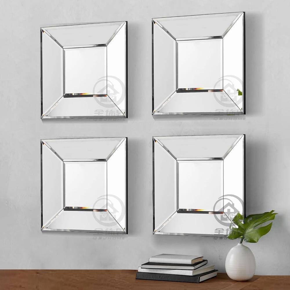 Miroir mural carré design 3D Creative - vue 6 sur 5