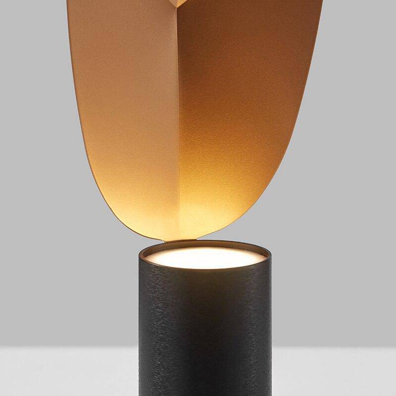 Lampe à poser LED design style plume éclairée - vue 7 sur 8