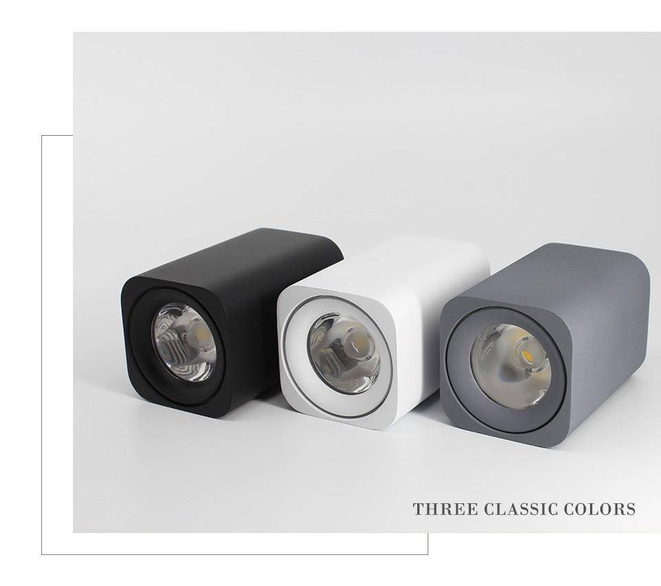 Spot moderne LED en cube Loft - vue 7 sur 6