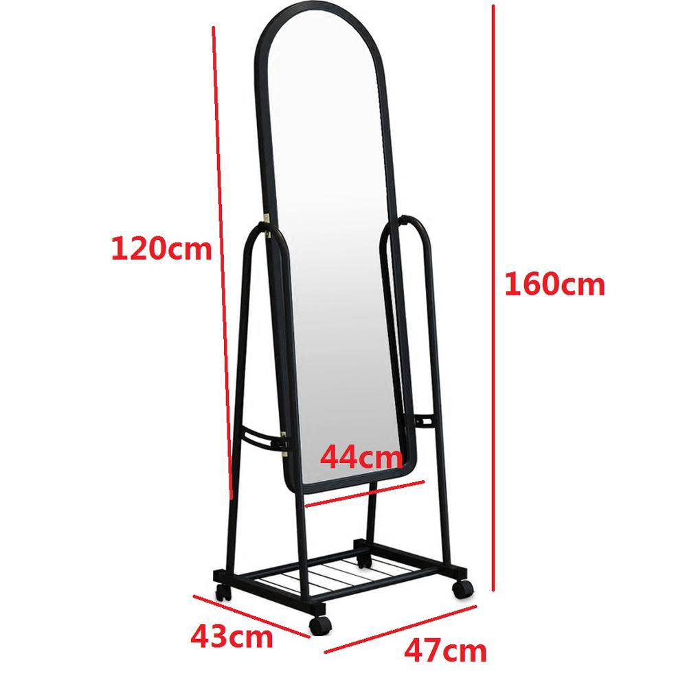 Miroir sur pied avec roulette Dressing - vue 7 sur 7