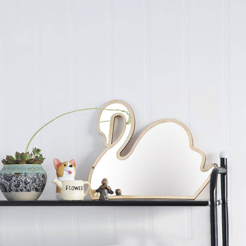 Miroir mural en forme de cygne Decoration