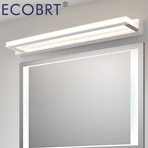 Applique murale LED chromé pour miroir 42cm