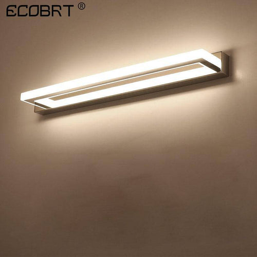 Applique murale LED chromé pour miroir 42cm