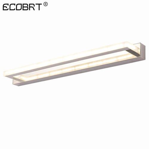 Applique murale LED chromé pour miroir 42cm