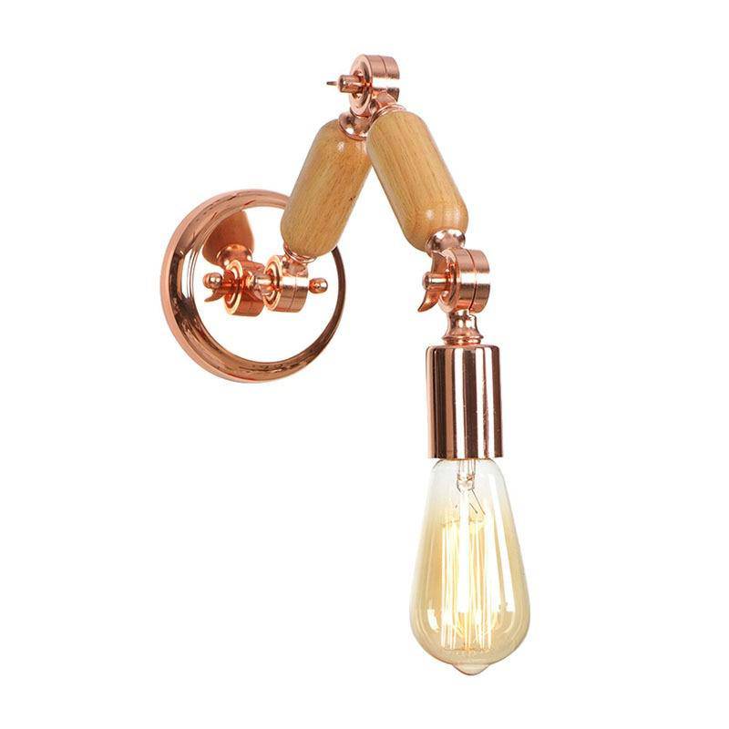 Applique murale design bras articulé rose gold Aisle