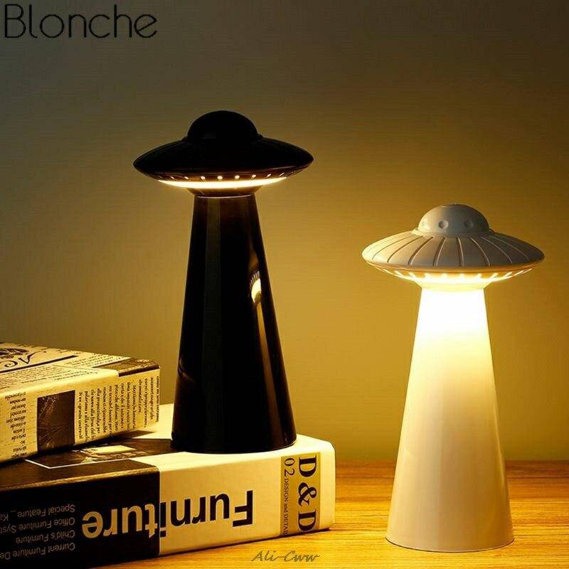 Lampe de bureau design LED conique coloré - vue 3 sur 6