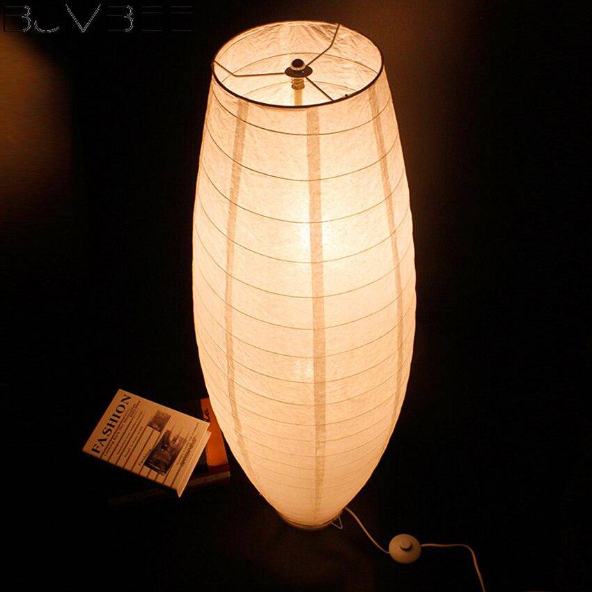 Lampadaire LED ovale en papier Woven - vue 6 sur 6