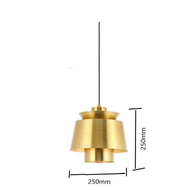 Suspension design à LED en métal coloré Bar - vue 7 sur 11