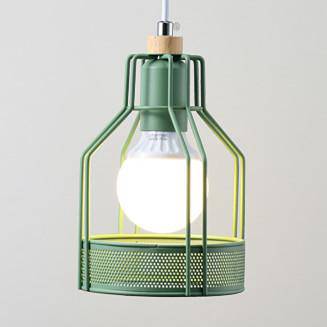 Suspension à LED avec cage en métal Modern