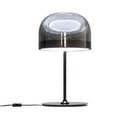 Lampe à poser design LED en métal avec abat-jour en verre style Mushroom