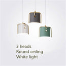 Suspension design à LED abat-jour métal coloré Kitchen