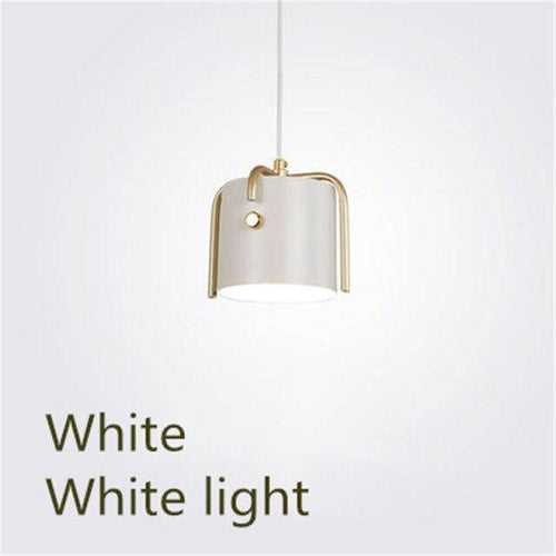 Suspension design à LED abat-jour métal coloré Kitchen