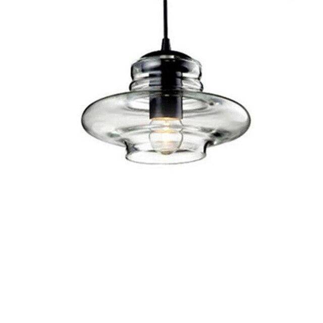 Suspension design LED avec abat-jour arrondi en verre Sola - vue 9 sur 9