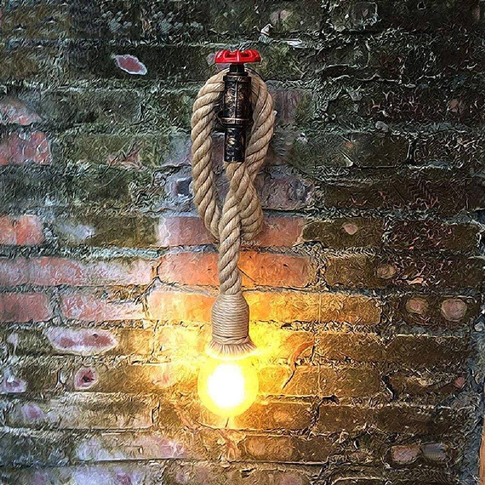Applique murale industrielle LED avec cordage Wall - vue 5 sur 6