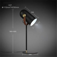 Lampe de bureau ou chevet en métal design ajustable European