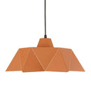 Suspension rétro à LED abat-jour avec triangles en métal Vintage