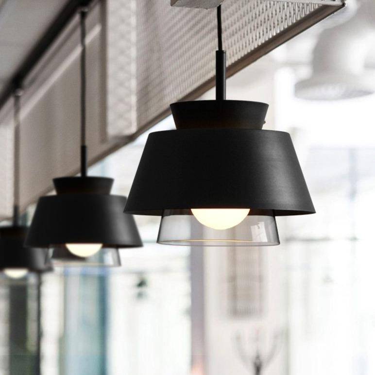 Suspension design retro en métal et verre Pinecone - vue 5 sur 10