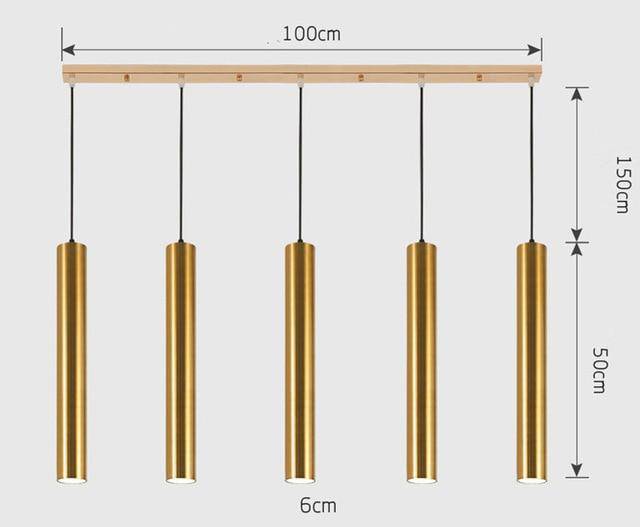 Suspension cylindrique tube chromé à LED Simplicity - vue 21 sur 22