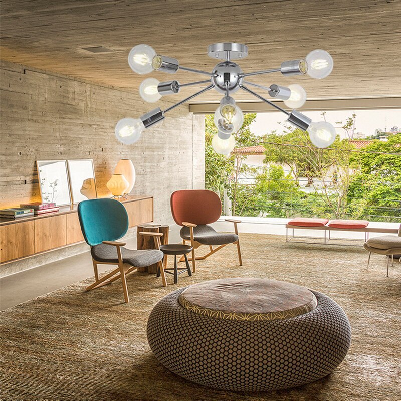 Plafonnier LED design style industriel Iona - vue 4 sur 6
