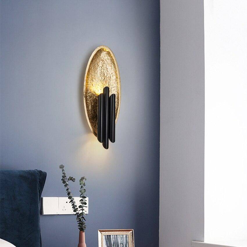 Applique murale design LED arrondie avec trois tubes style Sconce - vue 6 sur 7