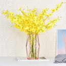 Vase design en métal et verre style Wedding