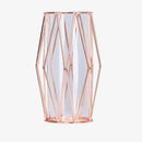 Vase design en métal et verre style Wedding